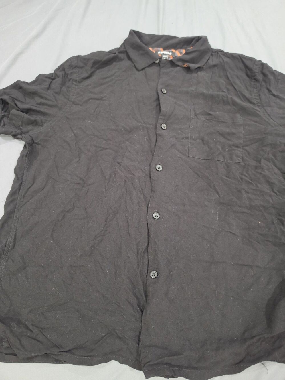 Black Express Polo Size M 100% Cotton Men #119